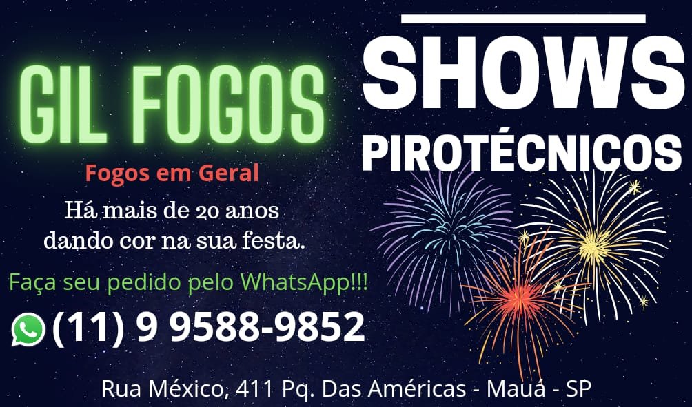 Gil Fogos de Artifícios em Mauá