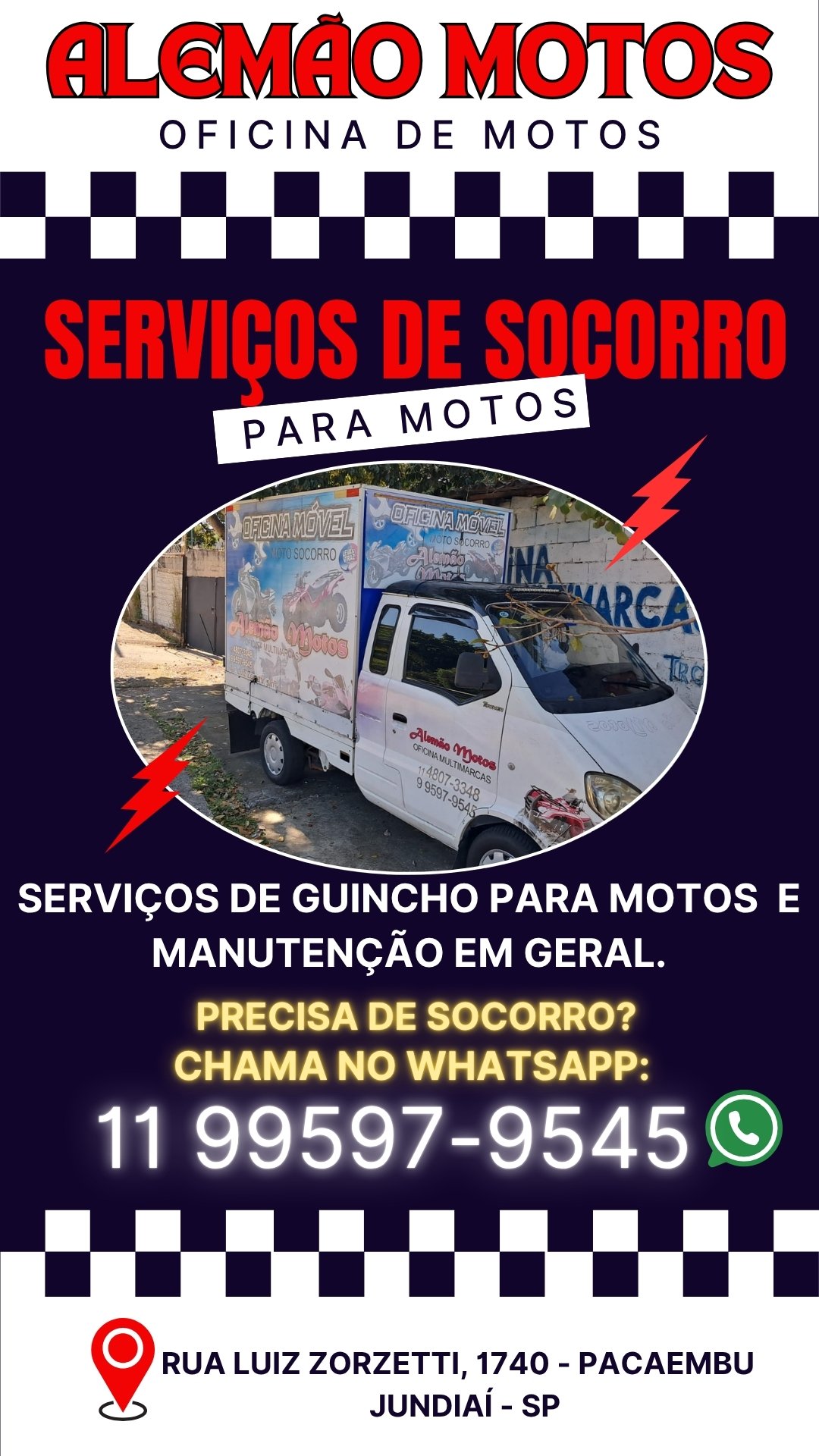 Alemão Motos  Oficina Multimarcas - Oficina de Motos em Jundiai