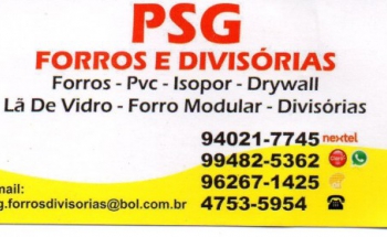 PSG Forros e Divisórias